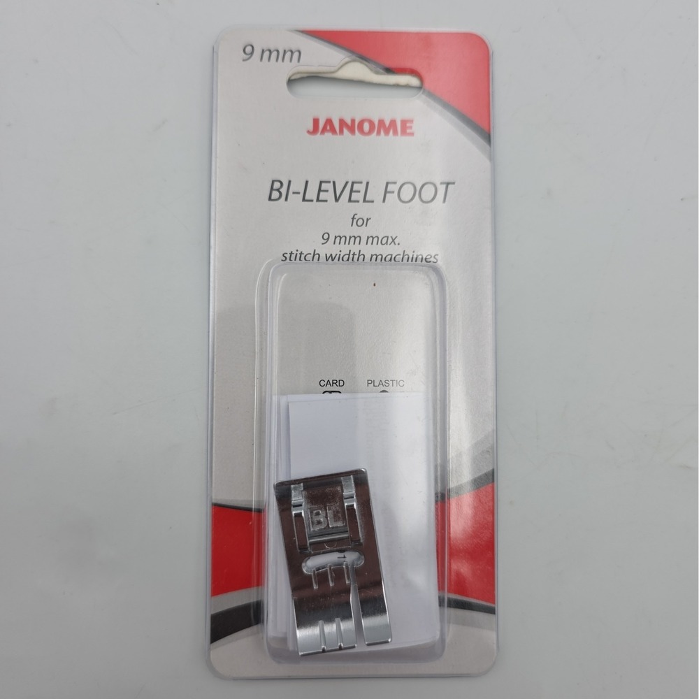 Janome Bi-Level Foot #202461005 for 9mm Max Stitch Width Sewing Machines